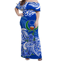 Federated States of Micronesia Pohnpei State Matching Dress and Hawaiian Shirt Polynesian Flower Tribal LT9 - Polynesian Pride