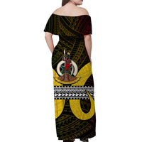 Custom Matching Hawaiian Shirt and Dress Polynesian Vanuatu LT6 - Polynesian Pride