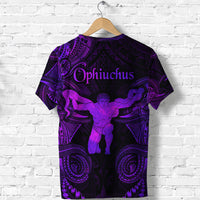 Ophiuchus Zodiac Polynesian T Shirt Unique Style Purple LT8 - Polynesian Pride