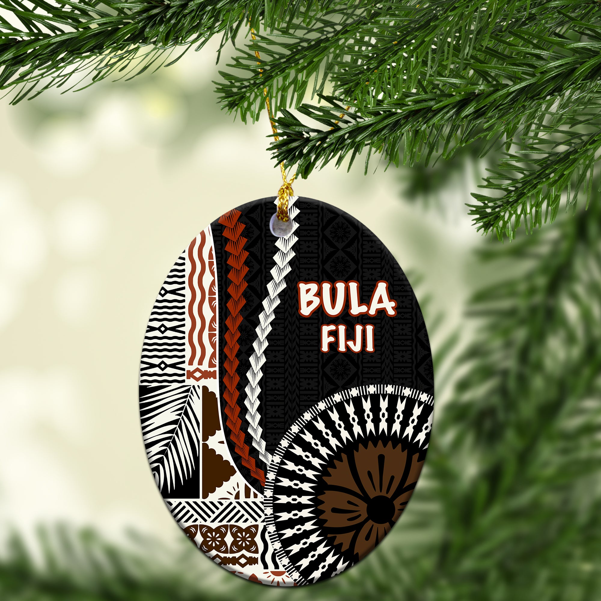 Fiji Christmas Ornament No.1 - LT6 - Polynesian Pride