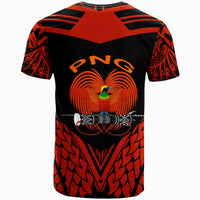 Papua New Guinea Custom T Shirt Unique Bird Feather Texture - Polynesian Pride