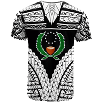 Pohnpei T Shirt A Piece Of My Heart - Polynesian Pride