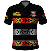 Custom The Hunters PNG Polo Shirt Papua New Guinea Hunters Rugby LT13 - Polynesian Pride