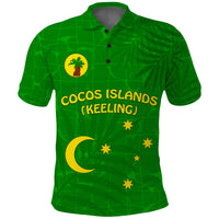 Cocos (Keeling) Islands Polo Shirt Proud Flag Unique LT13 Unisex Red - Polynesian Pride