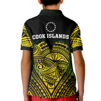 Cook Islands Pattern Polo Shirt KID Always In My Heart LT13 - Polynesian Pride