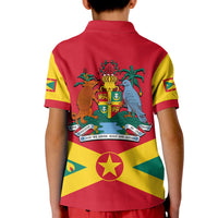 Grenada Polo Shirt KID Keep Calm and Love Grenada LT13 - Polynesian Pride