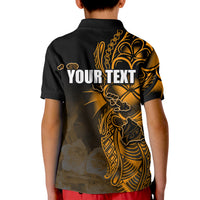 (Custom Personalised) Hawaiian Islands Polo Shirt KID Lanai LT6 - Polynesian Pride