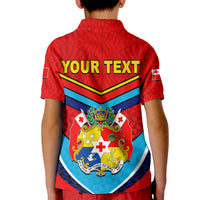 (Custom Personalised) Tonga Mate Ma'a Rugby Polo Shirt KID Jersey LT6 - Polynesian Pride