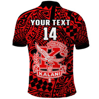(Custom Text and Number) Hawaii Polo Shirt Kalani High School Tribal Kakau LT14 - Polynesian Pride
