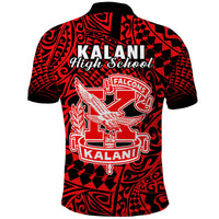 Hawaii Polo Shirt Kalani High School Tribal Kakau LT14 - Polynesian Pride
