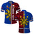 Custom Philippines Polo Shirt Pilipinas Sun Mix Polynesian Pattern LT14 Adult Red - Polynesian Pride