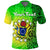Custom Cook Islands Polo Shirt Kuki Airani Coat Of Arms Turtle Polynesian LT14 Adult Green - Polynesian Pride