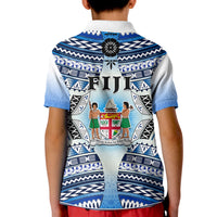 Fiji Polo Shirt Kaiviti Fijian Special Tapa Pattern LT14 - Polynesian Pride