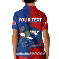Custom TokoUso Polo Shirt Tonga and Samoa United We Stand Divided We Fall LT14 - Polynesian Pride