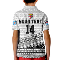 (Custom Text and Number) Fiji Sevens Rugby Polo Shirt Fijian 7s Tapa Polynesian Art LT14 - Polynesian Pride