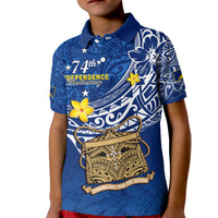 Tokelau Polo Shirt National Badge Polynesian Happy 74th Independence Anniversary LT14 - Polynesian Pride
