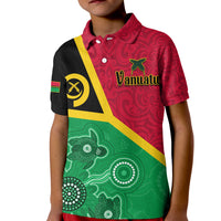 Custom Vanuatu Polo Shirt Aboriginal Turtle Mix Sand Drawing LT13 - Polynesian Pride