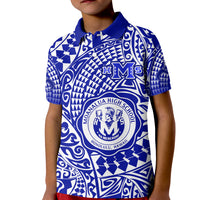 (Custom Text and Number) Hawaii Polo Shirt Moanalua High School Tribal Kakau LT14 - Polynesian Pride