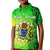 Cook Islands Polo Shirt KID Cook Islands Coat Of Arms Turtle Polynesian LT14 Kid Green - Polynesian Pride