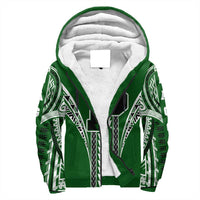 Hawaii - Pahoa High Sherpa Hoodie AH Green - Polynesian Pride