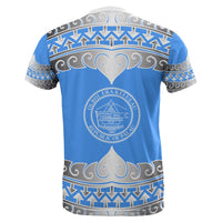 Palau All Over T Shirt Palau Wave Style - Polynesian Pride