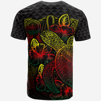 Palau T Shirt Palau Seal Turtle Hibiscus Reggae - Polynesian Pride