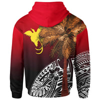 Papua New Guinea Hoodie Polynesian Palm Tree - Polynesian Pride