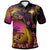 Papua New Guinea Polo Shirt PNG in wave Unisex Black - Polynesian Pride
