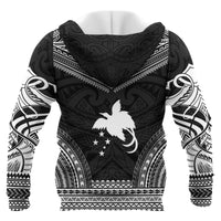 Papua New Guinea Polynesian Chief Custom Hoodie Black Version Unisex Black - Polynesian Pride