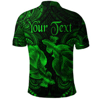 Custom Pisces Zodiac Polynesian Polo Shirt Unique Style Green LT8 - Polynesian Pride