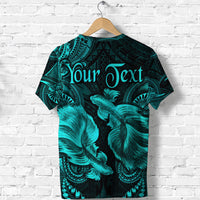 Custom Pisces Zodiac Polynesian T Shirt Unique Style Turquoise LT8 - Polynesian Pride