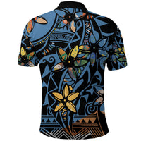 Plumeria Curve Polynesian Polo Shirt LT9 - Polynesian Pride