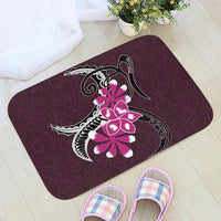 Plumeria Polynesia Pink Door Mat AH - Polynesian Pride