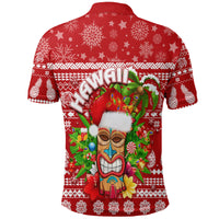 Hawaii Christmas Polo Shirt Mele Kalikimaka Tiki LT7 - Polynesian Pride