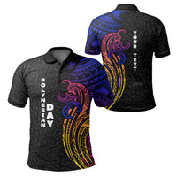 Custom Polynesian Day Polo Shirt Modern Style LT16 Unisex Black - Polynesian Pride