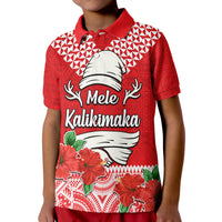 Hawaii Hibiscus Flower Mele Kalikimaka Polo Shirt LT9 - Polynesian Pride