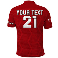 (Custom Text and Number) Tonga Rugby Sevens Polo Shirt Sporty Style LT9 - Polynesian Pride