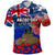 Custom New Zealand ANZAC Day Polo Shirt Grunge Aotearoa Flag and Red Poppy LT9 Blue - Polynesian Pride