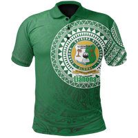 Liahona Tonga Polo Shirt Polynesian Free Style Unisex Green - Polynesian Pride