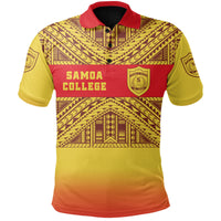 Custom Samoa College Polo Shirt Tattoo Simple Sports Style - Polynesian Pride