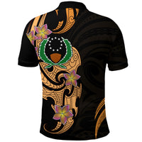 Pohnpei Simple Polo Shirt Tropical Flowers LT13 - Polynesian Pride