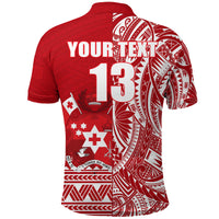 Custom Tonga Rugby Polo Shirt Rustic - Polynesian Pride