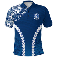 Kailua High School Polo Shirt Home of the Surfriders LT13 Unisex Blue - Polynesian Pride