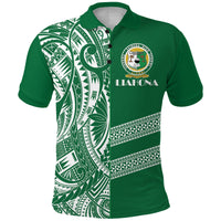 Liahona High School Polo Shirt Fresh Tonga Unisex Green - Polynesian Pride