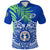 Northern Mariana Islands Rugby Polo Shirt Coconut Leaves Coconut CNMI Unisex Blue - Polynesian Pride