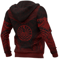 French Polynesia Red Chief Hoodie - Polynesian Pride