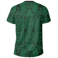 Polynesian Lauhala Mix Green T Shirt - Polynesian Pride