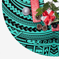 Polynesian Seamless Turquoise Tree Skirt - Polynesian Pride
