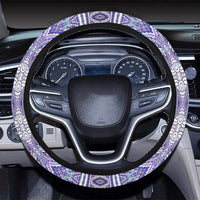 Polynesian Symmetry Gardient Violet Hawaii Steering Wheel Cover with Elastic Edge - AH - J6 - Polynesian Pride