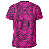 Polynesian Symmetry Pink T Shirt - Polynesian Pride